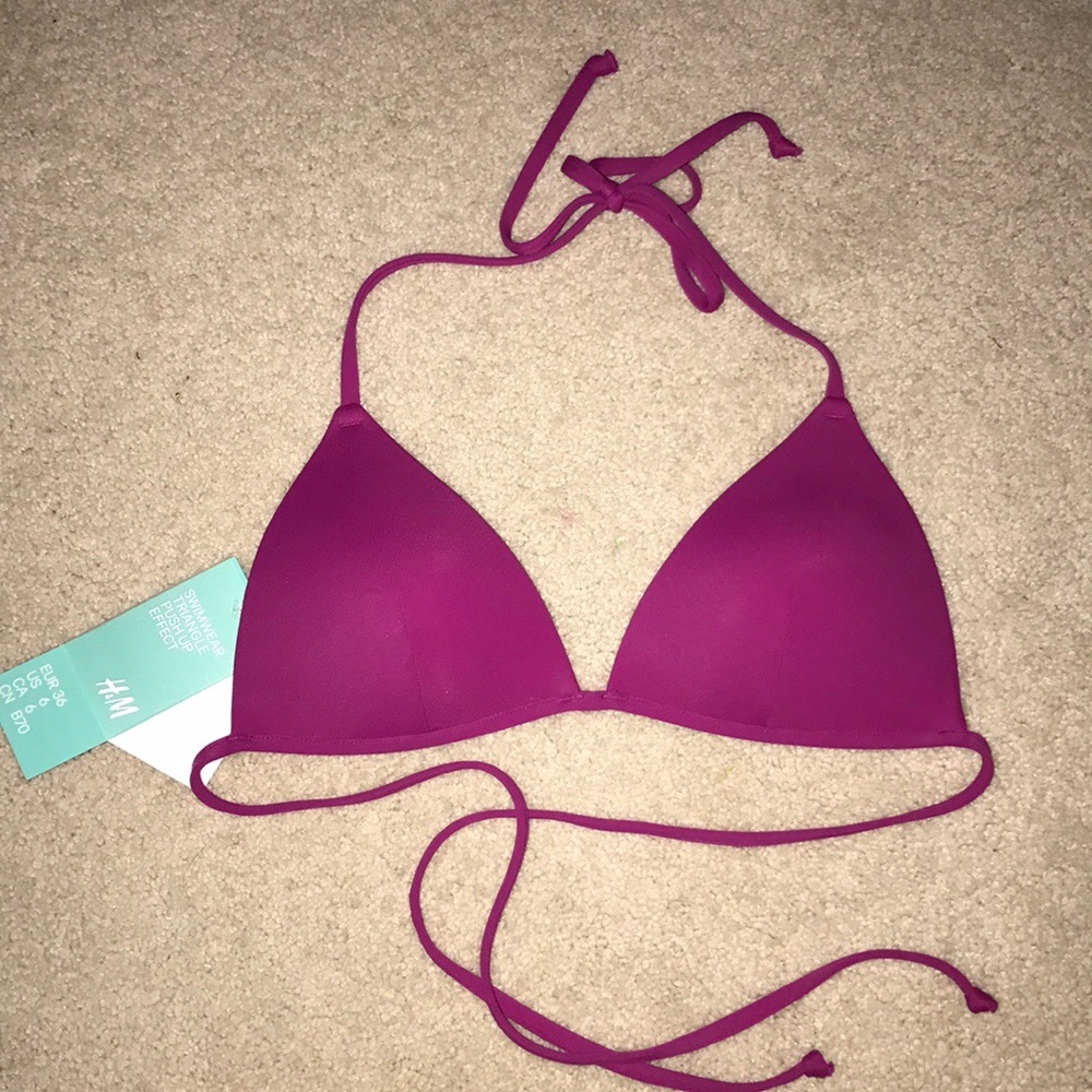 H&M triangle bikini top